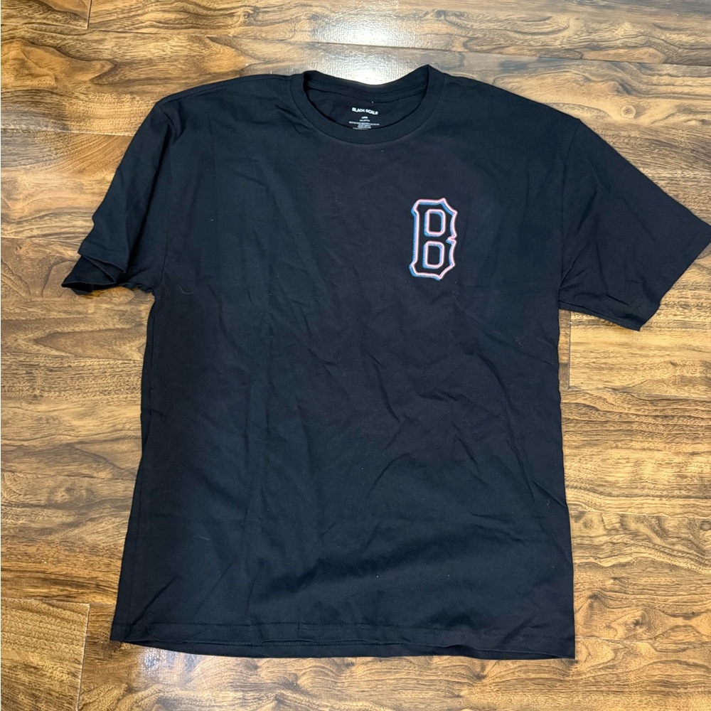 Black Scale T-Shirt with Logo